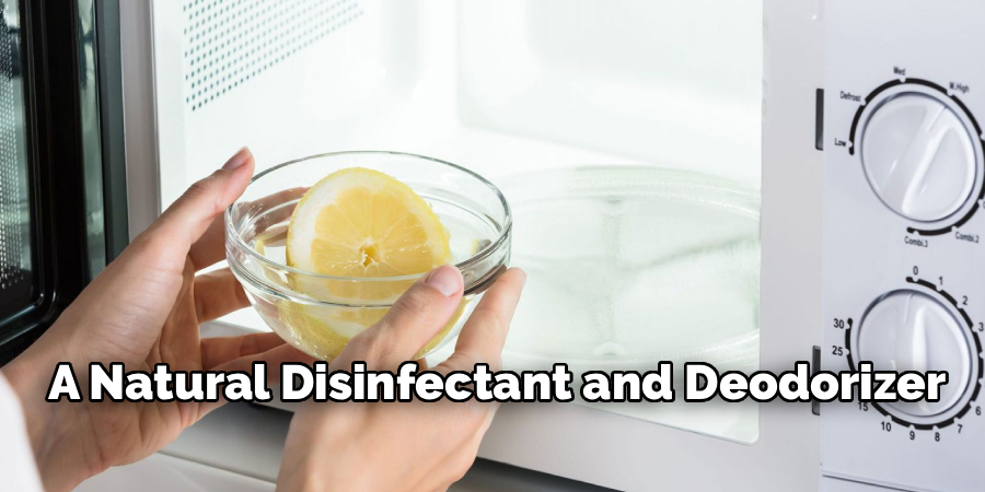 A Natural Disinfectant and Deodorizer
