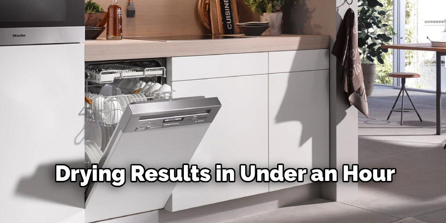 Drying Results in Under an Hour