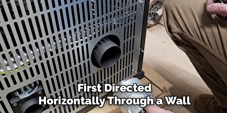 First Directed Horizontally Through a Wall