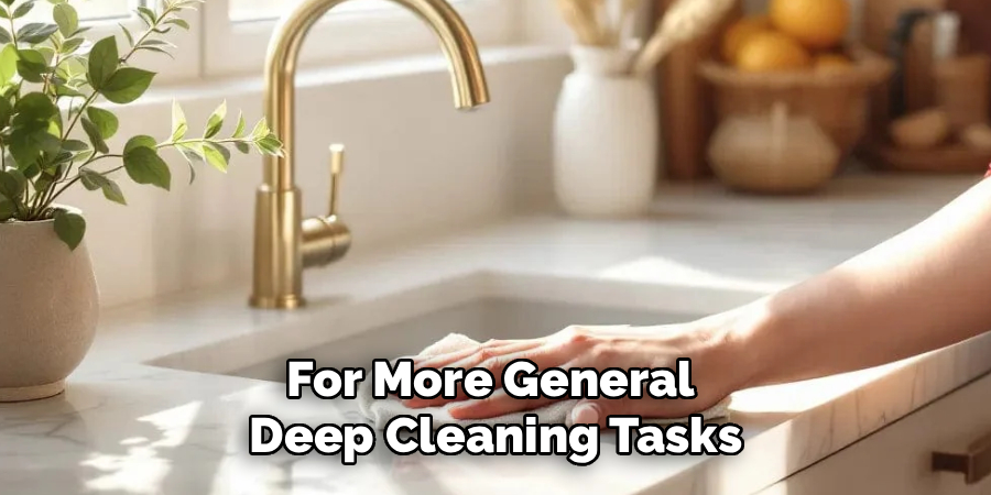 For More General 
Deep Cleaning Tasks