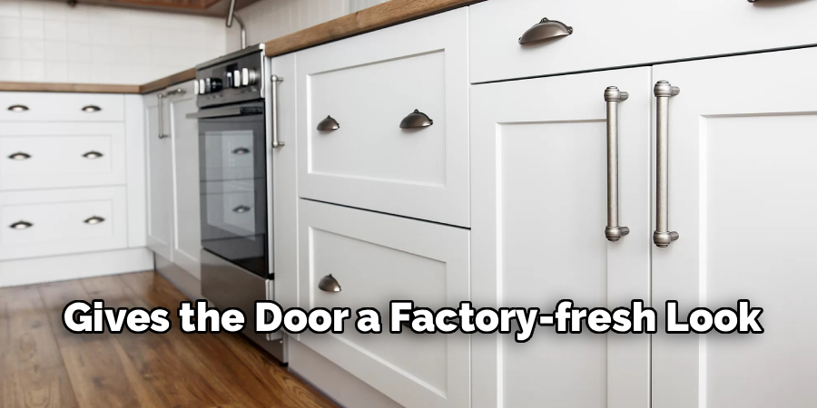 Gives the Door a Factory-fresh Look