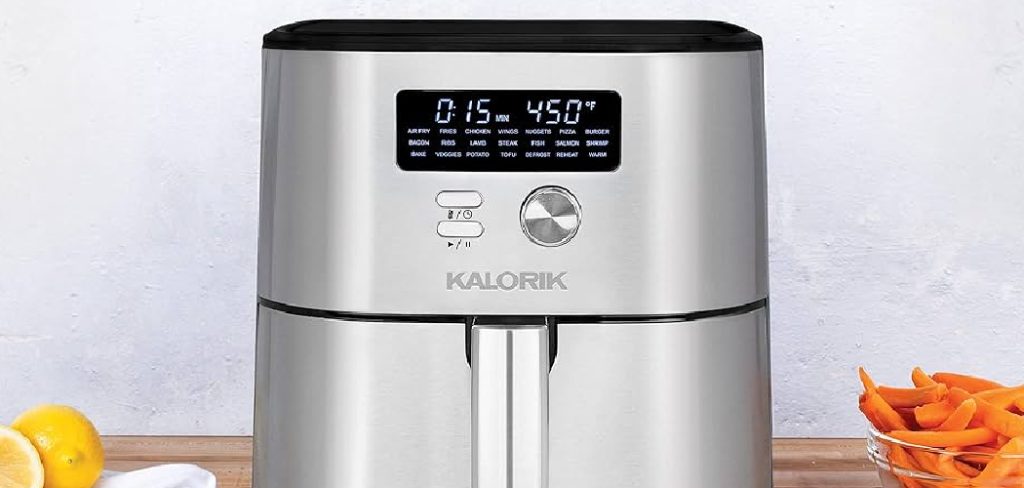 How to Turn Off Kalorik Air Fryer