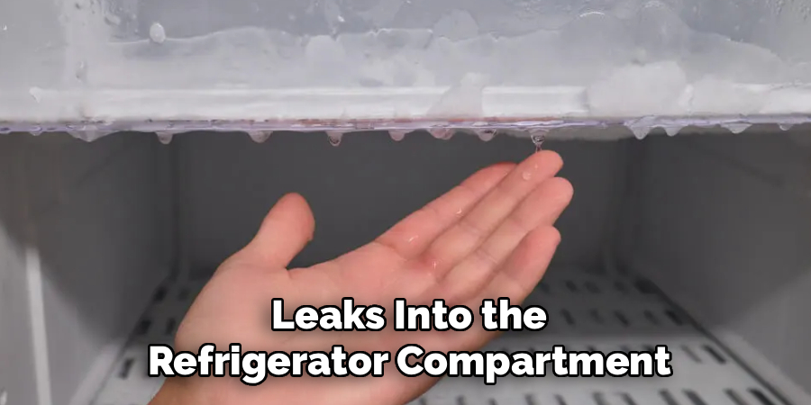 Leaks Into the Refrigerator Compartment