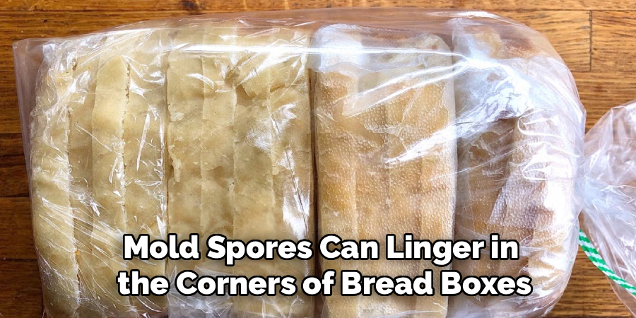 Mold Spores Can Linger in
 the Corners of Bread Boxes