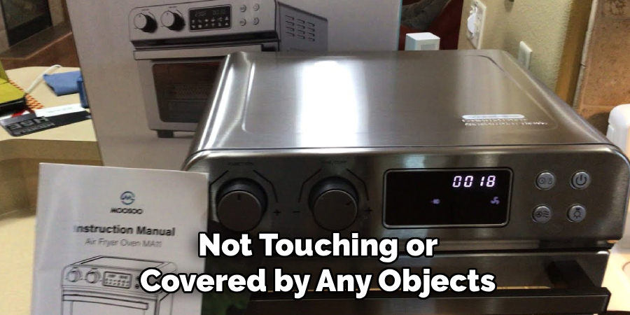 Not Touching or
Covered by Any Objects
