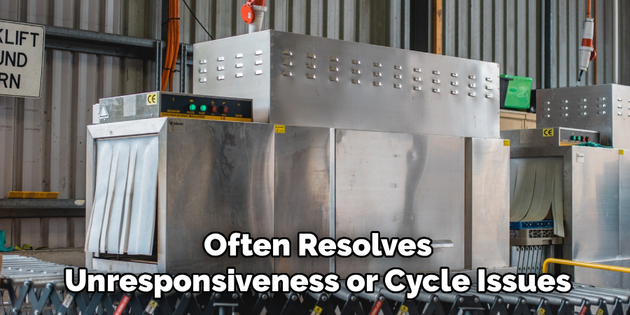 Often Resolves Unresponsiveness or Cycle Issues