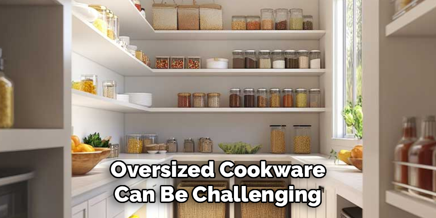Oversized Cookware
Can Be Challenging