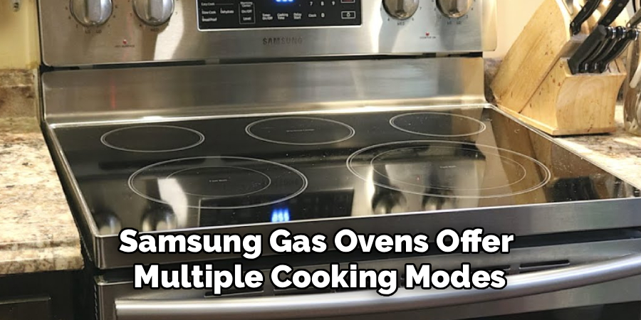 Samsung Gas Ovens Offer 
Multiple Cooking Modes