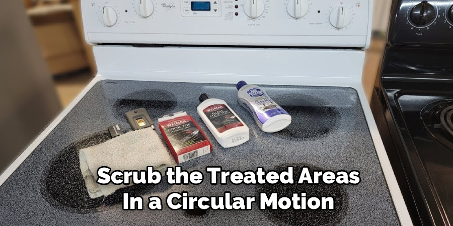Scrub the Treated Areas In a Circular Motion