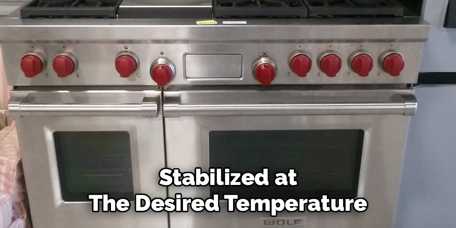Stabilized at
The Desired Temperature