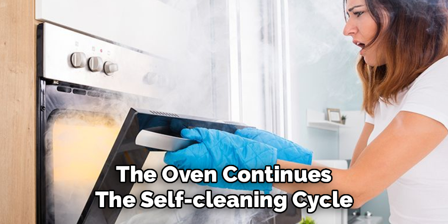 The Oven Continues
The Self-cleaning Cycle