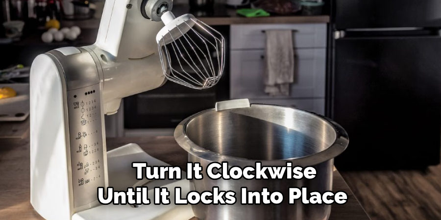 Turn It Clockwise Until It Locks Into Place