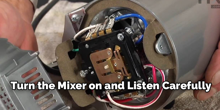 Turn the Mixer on and Listen Carefully