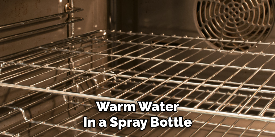 Warm Water
In a Spray Bottle