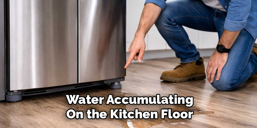 Water Accumulating on the Kitchen Floor